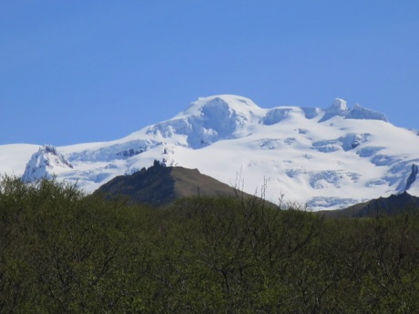 mountain top near our Skaftafell Nature preserve hike